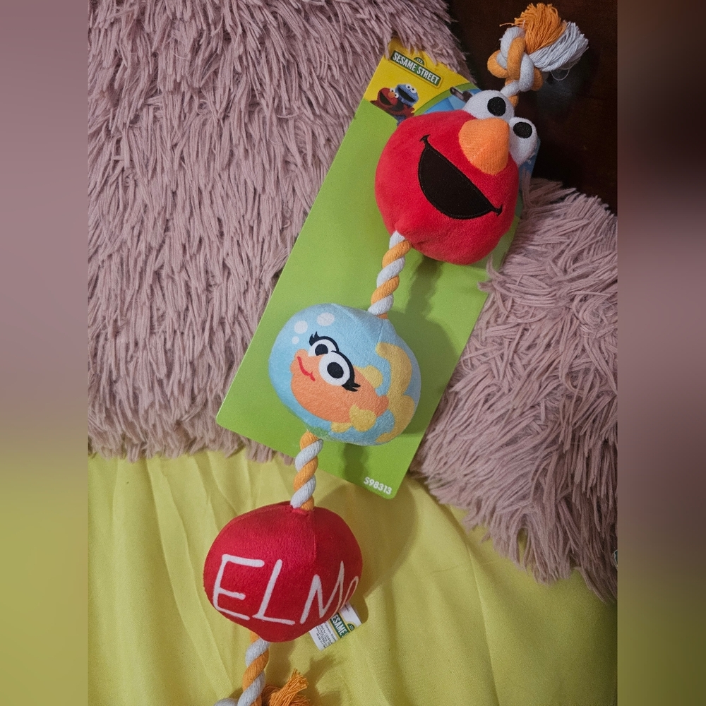 Sesame Dog Toy